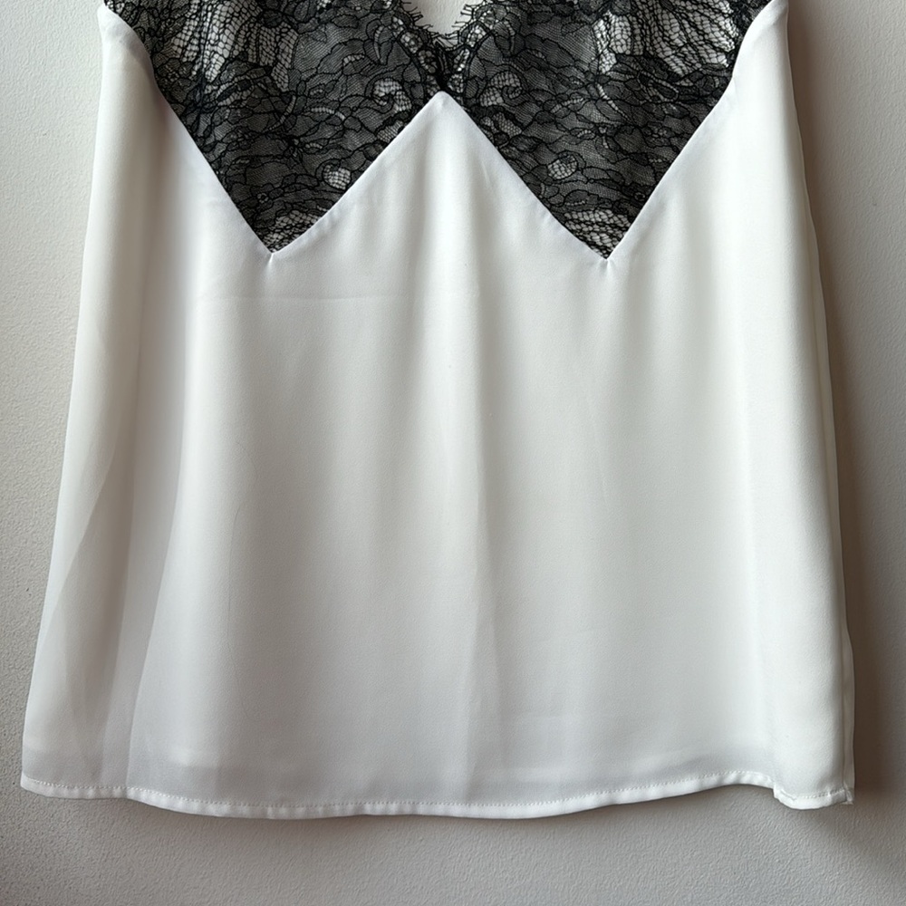 Babaton Black Lace V Neck Blouse - Picture 4 of 15